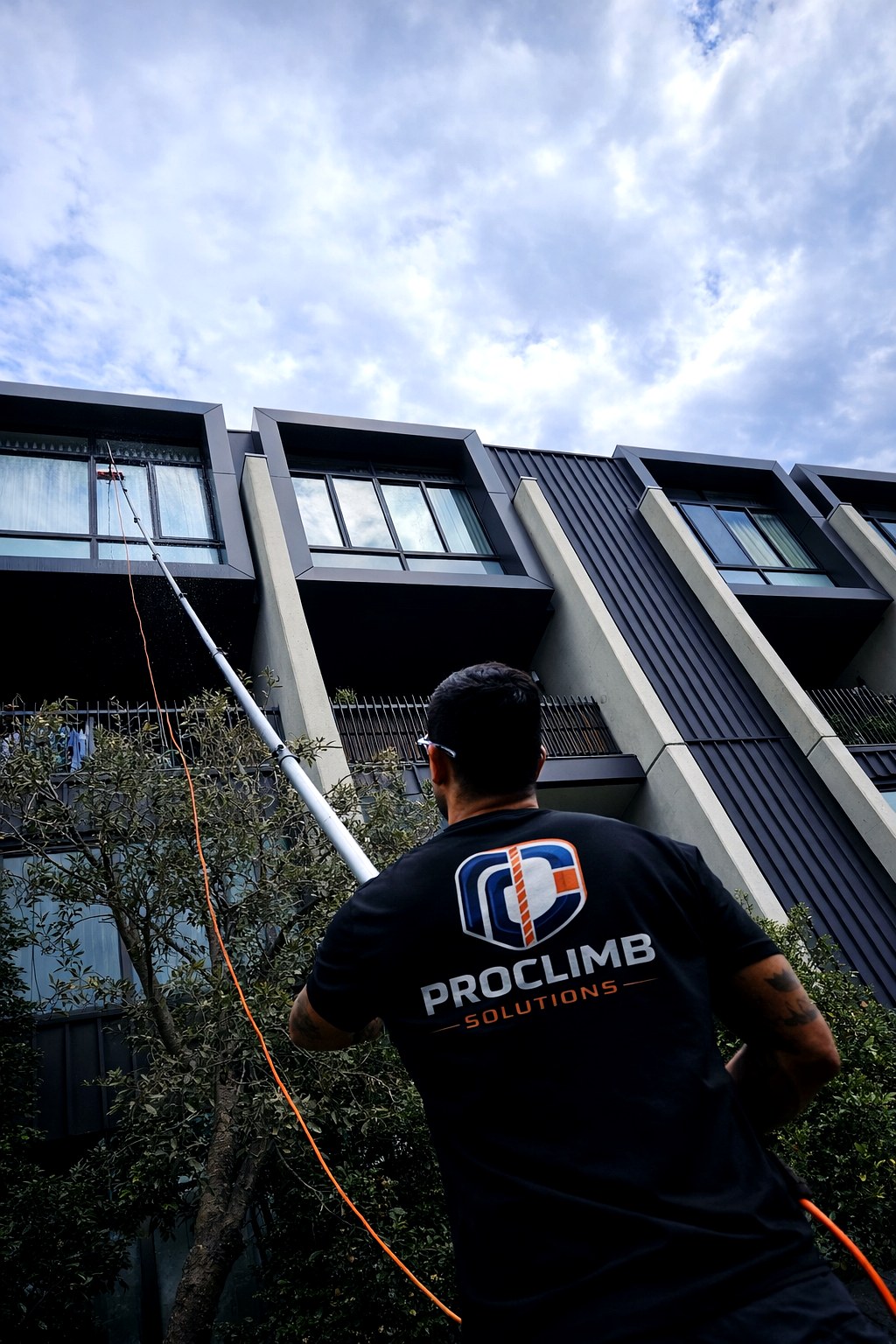 ProClimb technician working on premium property